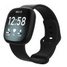 Λουράκι Σιλικόνης Small για Fitbit Versa 3 / Versa 4 / Sense 2 / Sense - Black