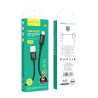 HOCO X89 Καλώδιο Φόρτισης & Δεδομένων Micro USB 1.0m 2.4A – Black Braided