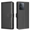 Θήκη Σιλικόνης Litchi Texture με RFID Block για Xiaomi Redmi 15C 4G/5G (173mm) / Poco C85 5G – Black