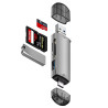 Αναγνώστης Κάρτας Μνήμης 6 σε 1 Type-C + SD + TF + Micro USB σε USB 3.0 Card Reader – Silver