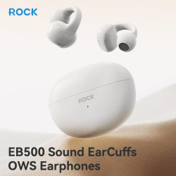 Ασύρματα Ακουστικά EarCuffs ROCK EB500 RAU07590 Bluetooth 5.4 – White