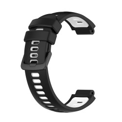 Λουράκι Σιλικόνης Two-Color για Garmin Forerunner 735 / 735XT – Black / White