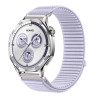 18mm Υφασμάτινο Λουράκι Hook&Loop για Huawei Watch GT5 / GT4 41mm – Purple