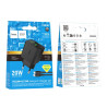 Φορτιστής HOCO CS83A PD20W+QC18W με Θύρες USB-A + Type-C & Καλώδιο 1m Type-C σε Type-C - Μαύρο