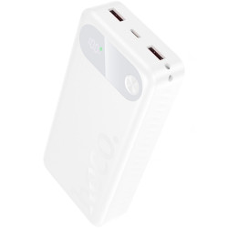 HOCO J154A Powerbank 22.5W+PD20W 20.000mAh Ultra Thin με 3 Υποδοχές Φόρτισης - White