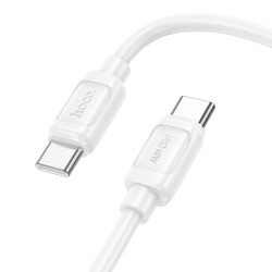 HOCO X115 60W Καλώδιο Φόρτισης & Δεδομένων Type-C σε Type-C 1m – White