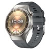 Λουράκι Σιλικόνης Solid Color για Huawei Watch GT6 Pro 46mm με μεταλλικό κούμπωμα – Dark Grey