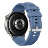 Λουράκι Σιλικόνης Solid Color για Huawei Watch GT6 Pro 46mm με μεταλλικό κούμπωμα – Blue