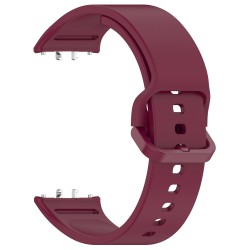 Λουράκι Σιλικόνης Solid Color για Samsung Galaxy Fit 3 - Wine Red