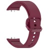 Λουράκι Σιλικόνης Solid Color για Samsung Galaxy Fit 3 - Wine Red