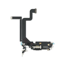 Θύρα Φόρτισης Charging Port Flex Cable για iPhone 14 Pro Max – Μαύρο