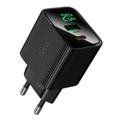 Φορτιστής HOCO CS83A PD20W+QC18W με Θύρες USB-A + Type-C  - Μαύρο