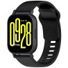 Λουράκι Σιλικόνης 22mm Solid Color για Redmi Watch 5 Lite / 5 Active – Black
