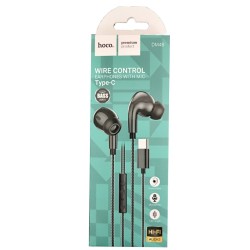 Hoco DM48 Rock In-ear Handsfree με Βύσμα USB-C 1.2m - Black
