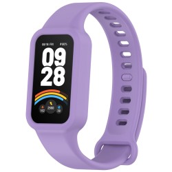 Λουράκι Σιλικόνης Solid Color για Redmi Band 3 / Smart Band 9 Active – Purple