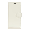 Θήκη Πορτοφόλι Litchi Texture για Huawei Honor 9 Youth Edition/Honor 9 Lite - Λευκό