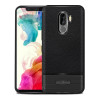 Θήκη Rugged Armor Litchi Texture TPU για Xiaomi POCO F1 - Μαύρη