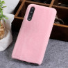 Fluffy Fur Coated TPU Θήκη Back Cover για Huawei P20 Pro - Ροζ