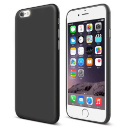 CAFELE Λεπτή Θήκη Σιλικόνης 0.4mm για iPhone 6 Plus / 6s Plus – Μαύρη