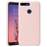 Θήκη Σιλικόνης Solid Colour TPU Ματ για Huawei Y7 2018 Prime - Ροζ
