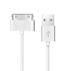 Καλώδιο Φόρτισης 30 Pin για iPhone 4 / 4s - Λευκό
