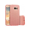 Θήκη Σιλικόνης TPU Glitter για Samsung S7 Edge - Ροζ