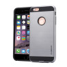 Θήκη Σιλικόνης TPU Brushed Texture PC για iPhone 6 Plus / 6s Plus – Γκρι