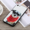 Fashion Pattern Θήκη Back Cover για iPhone 8 / 7 - Puppy with Red Scarf