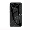 Θήκη Marble Glass Protective Case για iPhone 7 Plus / 8 Plus – Μαύρο
