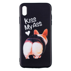 Θήκη Σιλικόνης Embossment Patterned TPU για iPhone 7 Plus / 8 Plus - Kiss My Ass