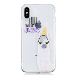 Alpaca Pattern Θήκη Σιλικόνης TPU για iPhone X / XS