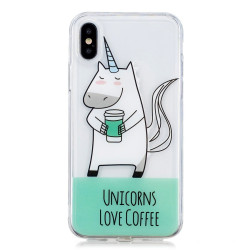 Unicorn Pattern Θήκη Σιλικόνης TPU για iPhone X / XS