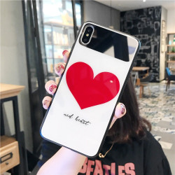 Θήκη Glass Protective για iPhone XS Max - Big Heart