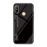 Θήκη Gradient Color Glass Case για Xiaomi Redmi Note 6 Pro – Μαύρο