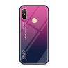 Θήκη Gradient Color Glass Case για Xiaomi Redmi Note 6 Pro – Φούξια
