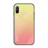 Θήκη Gradient Color Glass Case για Xiaomi Redmi Note 6 Pro – Κίτρινο