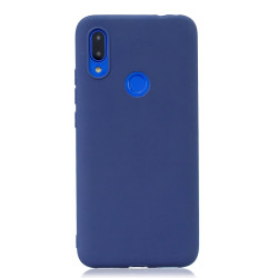 Θήκη Σιλικόνης Frosted Solid Color TPU για Xiaomi Redmi 7 – Σκούρο Μπλε