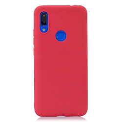 Θήκη Σιλικόνης Frosted Solid Color TPU για Xiaomi Redmi 7 – Κόκκινο