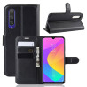 Litchi Texture Θήκη Πορτοφόλι για Xiaomi Mi A3 – Μαύρο