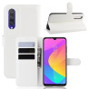 Litchi Texture Θήκη Πορτοφόλι για Xiaomi Mi A3 – Λευκό