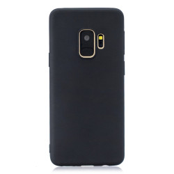 Θήκη Σιλικόνης Frosted Solid Color για Galaxy S9 Plus – Μαύρο