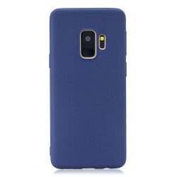 Θήκη Σιλικόνης Frosted Solid Color για Galaxy S9 Plus – Μπλε