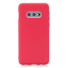 Θήκη Σιλικόνης Frosted Solid Color TPU για Galaxy S10e – Κόκκινο