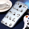 Θήκη Σιλικόνης Embossment Panda Yoga Pattern TPU για Galaxy J3 (2017)