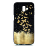 Θήκη Σιλικόνης TPU για Galaxy J6 Plus - Golden butterfly