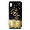 Θήκη Σιλικόνης Gold Butterfly Painted TPU για Galaxy A10