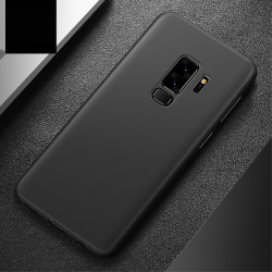 CAFELE Πολύ Λεπτή Θήκη Σιλικόνης Ματ για Samsung Galaxy S9 Plus SM-G965 - Μαύρη