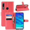 Litchi Skin Θήκη Πορτοφόλι για Huawei P Smart Z – Κόκκινο