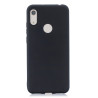 Θήκη Σιλικόνης Frosted Solid Color TPU για Huawei Honor 8A / Y6 2019 – Μαύρο
