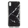 Coloured Drawing Pattern Θήκη Σιλικόνης TPU για Huawei Y5 2019 - Black Sandalwood Mixed Marble
